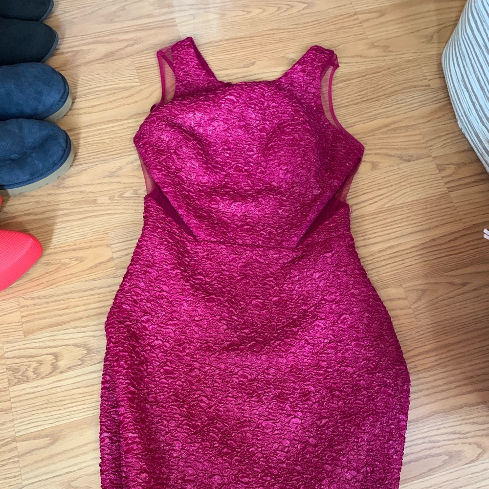 Burgundy homecoming dress size xs